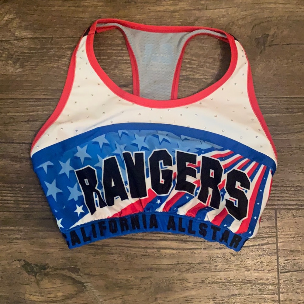 California All stars rangers sports bra